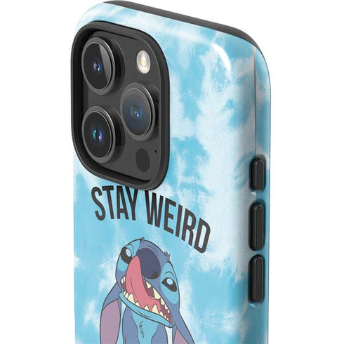 Disney Lilo and Stitch Stay Weird iPhone 16 Pro Impact Case