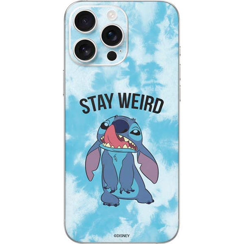 Disney Lilo and Stitch Stay Weird iPhone 16 Pro Max Skin