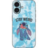 Disney Lilo and Stitch Stay Weird iPhone 16 Skin