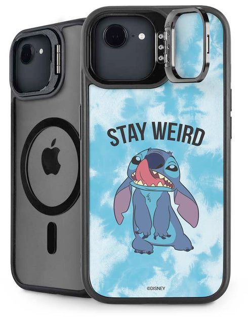 Disney Lilo and Stitch Stay Weird iPhone 16e Kickstand Case