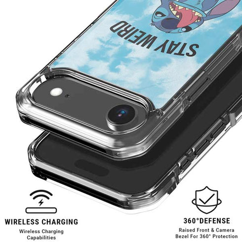 Disney Lilo and Stitch Stay Weird iPhone 17 Air Clear Case