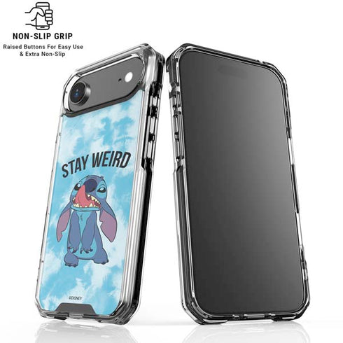 Disney Lilo and Stitch Stay Weird iPhone 17 Air Clear Case