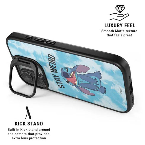 Disney Lilo and Stitch Stay Weird iPhone 17 Kickstand Case