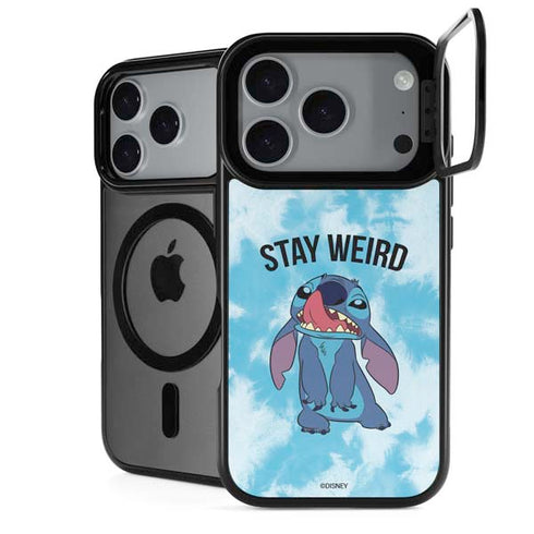 Disney Lilo and Stitch Stay Weird iPhone 17 Pro Max Kickstand Case