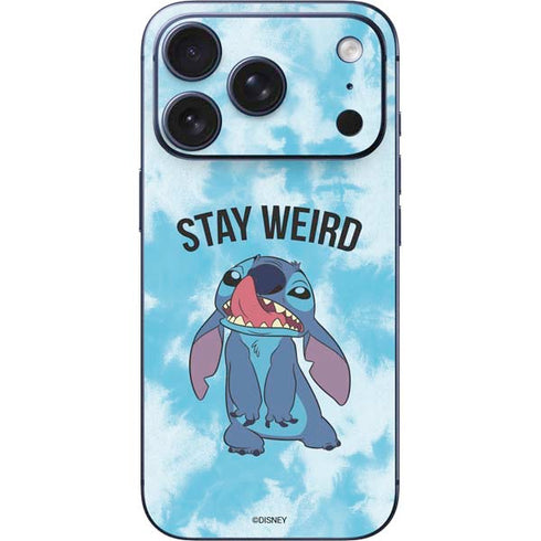 Disney Lilo and Stitch Stay Weird iPhone 17 Pro Max Skin