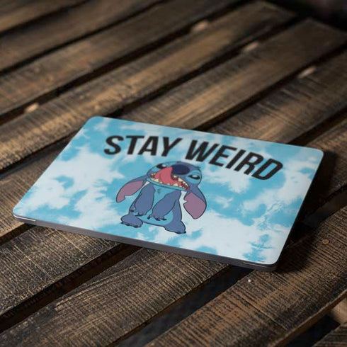 Disney Lilo and Stitch Stay Weird Apple MacBook Air Skin