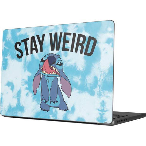 Disney Lilo and Stitch Stay Weird Apple MacBook Pro 14-inch Skin