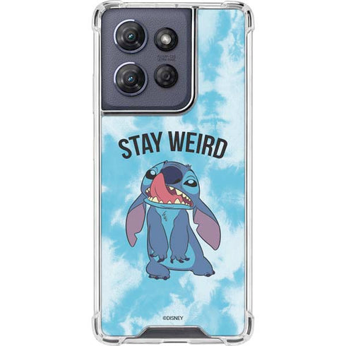 Disney Lilo and Stitch Stay Weird Moto G Play 5G (2025) Clear Case
