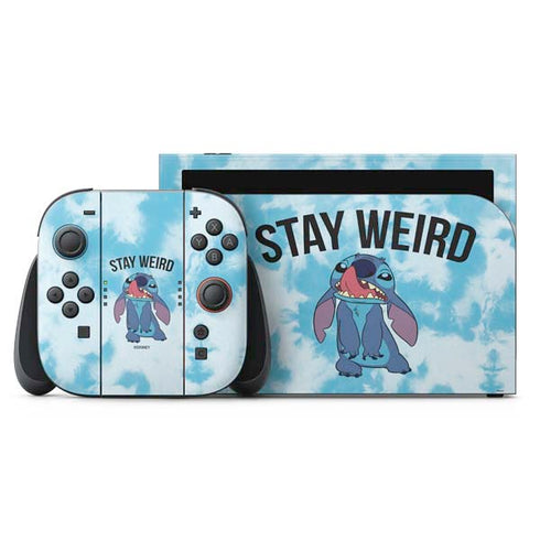Disney Lilo and Stitch Stay Weird Nintendo Skins