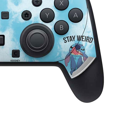 Disney Lilo and Stitch Stay Weird Nintendo Switch 2 (2025) Pro Controller Skin