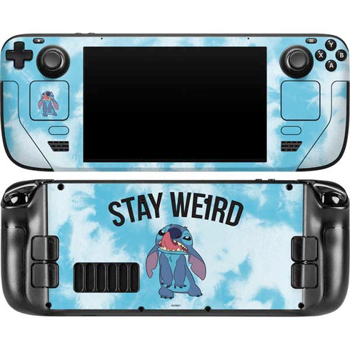 Disney Lilo and Stitch Stay Weird Steam Deck Handheld Gaming Computer OLED Skin
