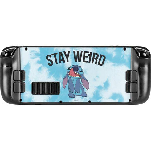 Disney Lilo and Stitch Stay Weird Steam Deck Handheld Gaming Computer OLED Skin