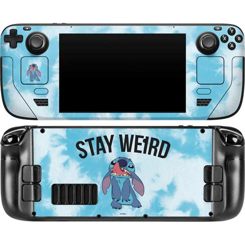 Disney Lilo and Stitch Stay Weird Steam Deck Handheld Gaming Computer Skin
