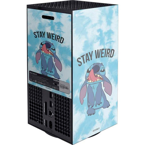 Disney Lilo and Stitch Stay Weird XBox Series X Digital Edition Console Skin