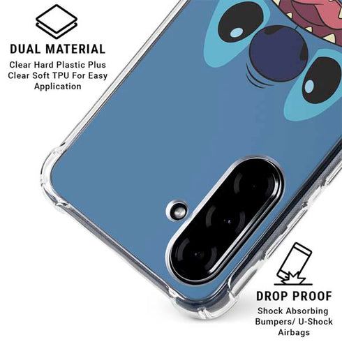 Disney Lilo and Stitch Close Galaxy A36 5G Clear Case