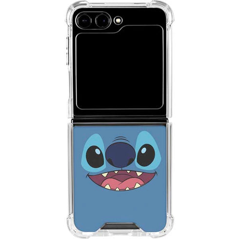 Disney Lilo and Stitch Close Galaxy Z Flip6 Clear Case
