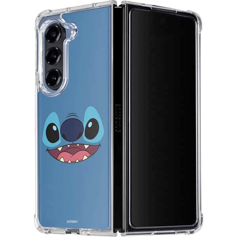 Disney Lilo and Stitch Close Galaxy Z Fold5 5G Clear Case