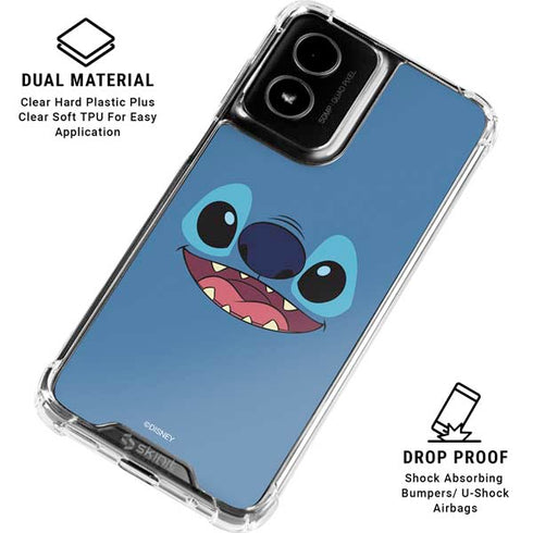 Disney Lilo and Stitch Close Moto G Power 5G (2024) Clear Case