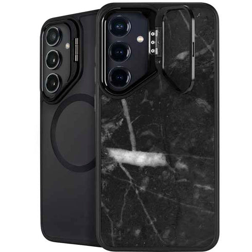 Stone Black Galaxy S25 Kickstand Case