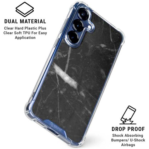 Stone Black Galaxy S25 Plus Clear Case