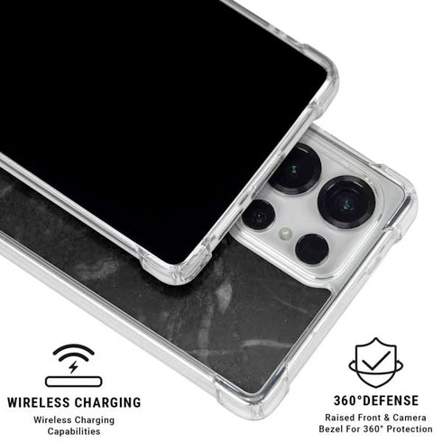 Stone Black Galaxy S25 Ultra Clear Case