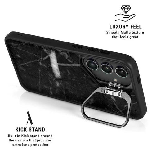 Stone Black Galaxy S26 Kickstand Case