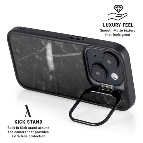 Stone Black iPhone 13 Kickstand Case