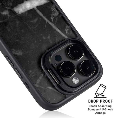 Stone Black iPhone 15 Pro Max Kickstand Case