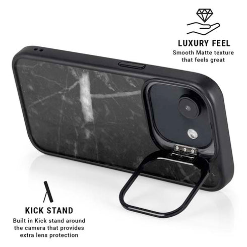 Stone Black iPhone 16e Kickstand Case