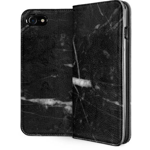 Stone Black iPhone SE (2nd & 3rd Gen) Folio Case