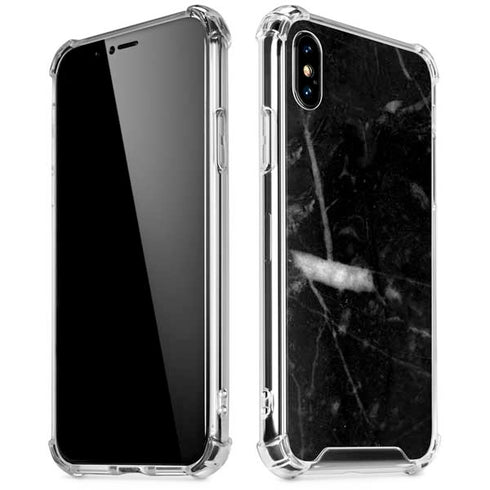 Stone Black iPhone X/XS Clear Case