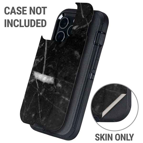 Stone Black Otterbox Defender iPhone Skin
