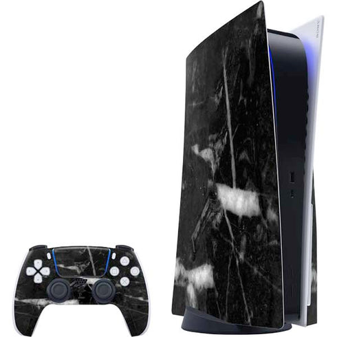 Stone Black PlayStation PS5 Skins