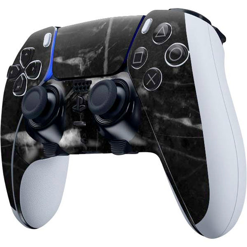 Stone Black PS5 DualSense Edge Pro Controller Skin