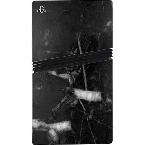 Stone Black PS5 Pro Disk Bundle Skin