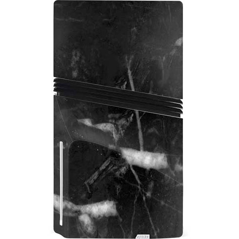 Stone Black PS5 Pro Disk Console Skin