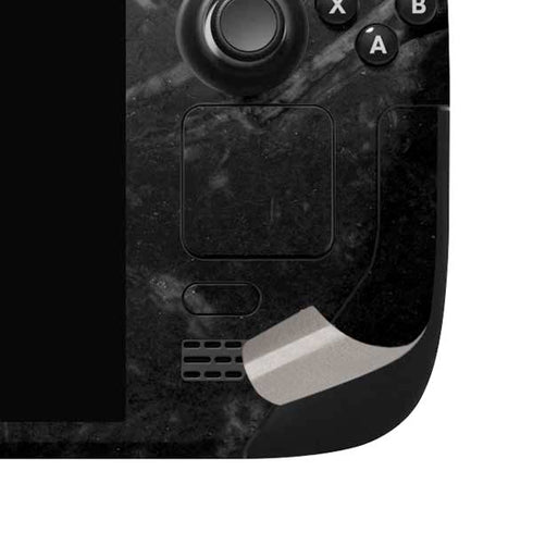 Stone Black Steam Deck Handheld Gaming Computer OLED Skin