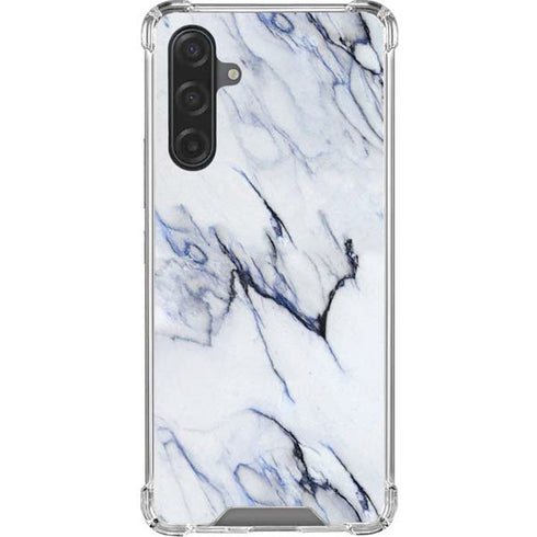 Stone Blue Galaxy A17 Clear Case