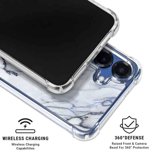 Stone Blue Galaxy S25 Plus Clear Case