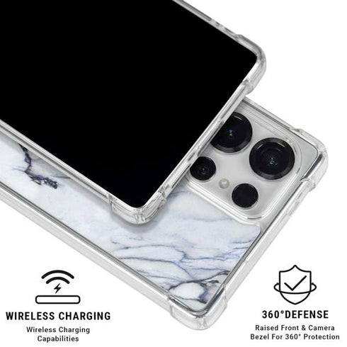Stone Blue Galaxy S26 Ultra Clear Case