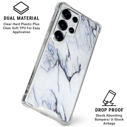 Stone Blue Galaxy S26 Ultra Clear Case