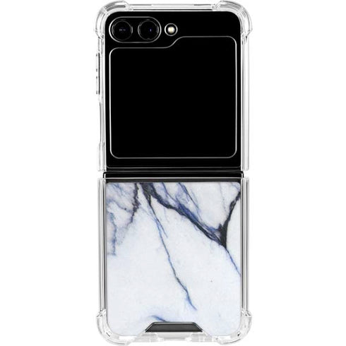Stone Blue Galaxy Z Flip6 Clear Case