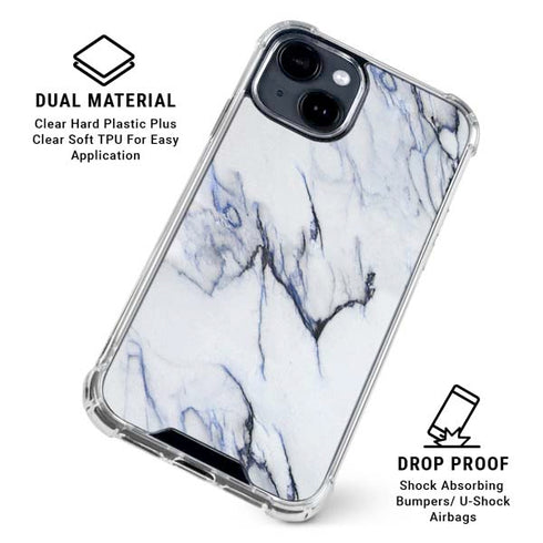 Stone Blue iPhone 15 Clear Case