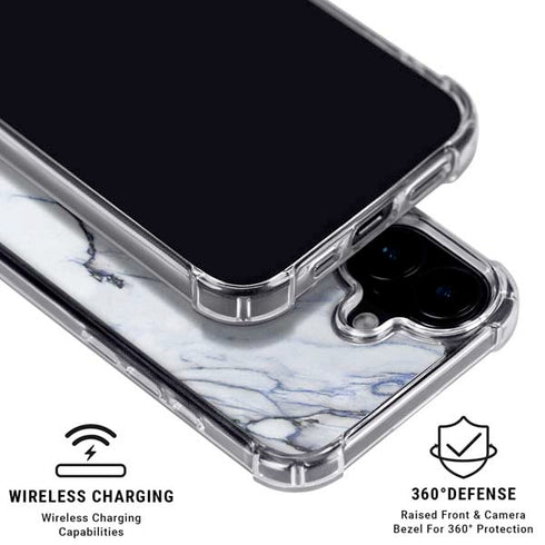 Stone Blue iPhone 16 Clear Case
