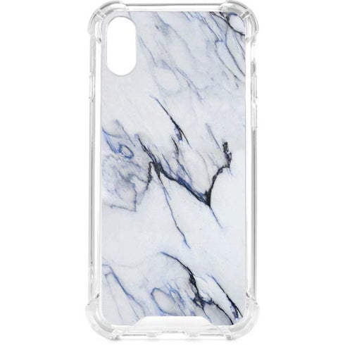 Stone Blue iPhone XS Clear Case