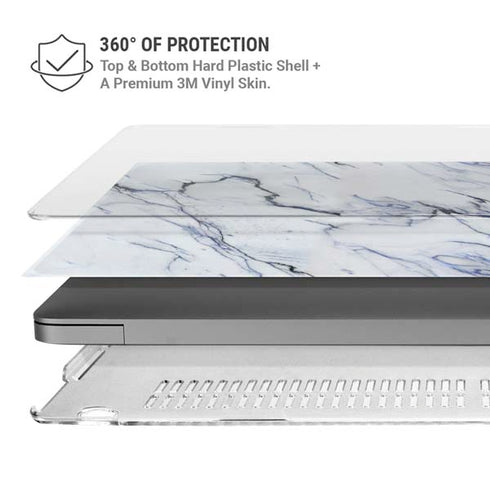 Stone Blue MacBook Pro 14in (2021-24) Case plus Skin
