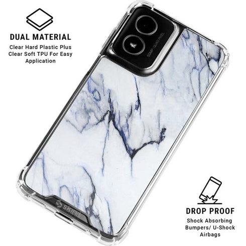 Stone Blue Moto G Power 5G (2024) Clear Case