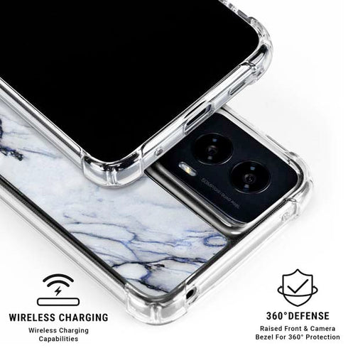 Stone Blue Moto G Power 5G (2024) Clear Case