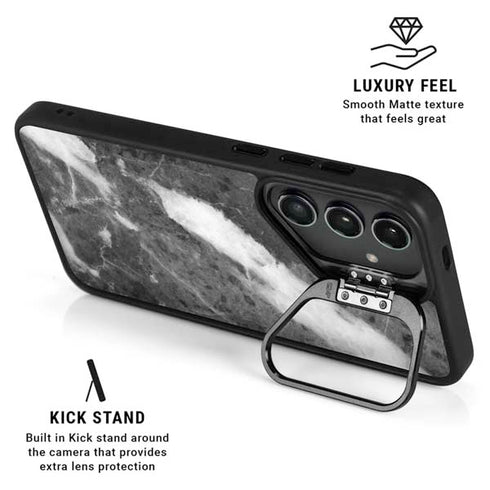 Stone Grey Galaxy S25 Kickstand Case