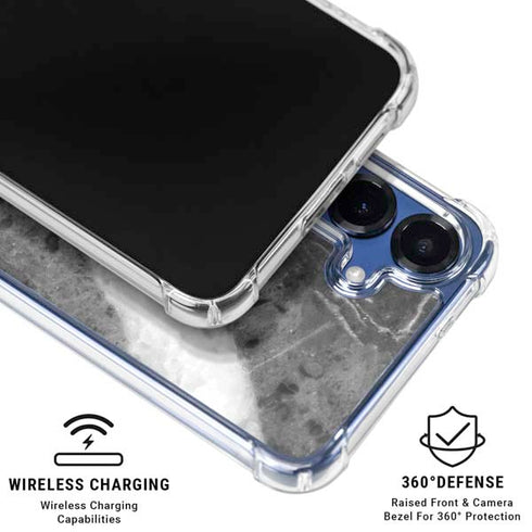 Stone Grey Galaxy S25 Plus Clear Case